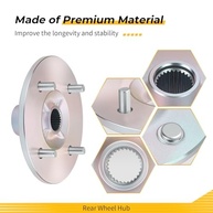 Cubo de Roda Traseira M MATI para Yamaha Big Bear, Grizzly e Kodiak - Durabilidade e Performance - imagem 5