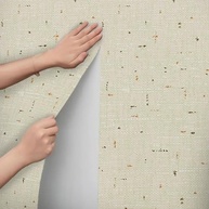 Rolo Adesivo Decorado Linho 45 cm x 2 m - Revestimento Fácil para Móveis e Paredes - imagem 5