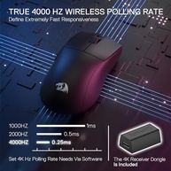 Mouse com fio Redragon King 4K Pro (USB, cabo 1,8 m, 4K, 16.000 DPI, 7 botões, iluminação RGB, ergonômico) - imagem 3