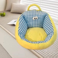 Sofá Infantil Azul M com Encosto Confortável - Estilo Moderno para Sala e Quarto - imagem 3