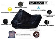 Capa Impermeável e Forrada para Moto Tamanho M: Proteção Total Contra Chuva e Sol - imagem 3