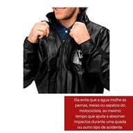 Conjunto Impermeável PVC Tornado Preto M: Proteção Total para Motoqueiros - imagem 4