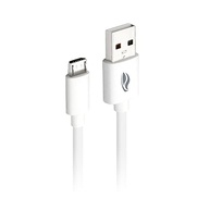 Cabo USB para Micro USB C3Tech CB-M10WH Branco 1 Metro: Carregamento Rápido e Transferência de Dados para Android - imagem 2