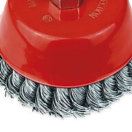 Escova de Aço Trançado 60mm – Limpeza Pesada com Rosca M14 - imagem 2