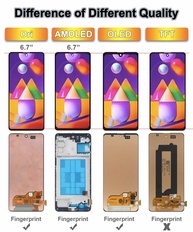 Tela Samsung M31s: LCD + Touchscreen AMOLED - imagem 2
