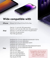 Leitor de Cartão SD USB-C: iPhone, iPad e Mac - imagem 4