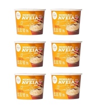 Mingau de Aveia Maçã com Canela Sem Glúten, Sem Leite e Vegano - 06 UNIDADES (pronto em 05 minutos) - imagem 1