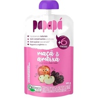 Papinha Orgânica Maçã e Ameixa Sem Açúcar 100g - Papapá - imagem 2