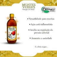 Kit 2 Vinagre De Maçã 5% Acidez Orgânico 530ml Montes Verdes - imagem 5