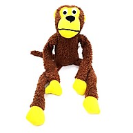 Macaco de Pelúcia com Apito para Cães – Diversão e Alívio para seu Pet - imagem 1
