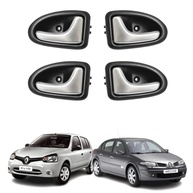 Maçaneta Interna Clio/Mégane: Kit 4 Prata - imagem 1