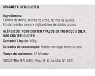 Macarrão Spaghetti S/ Glúten Paganini 400g - imagem 3