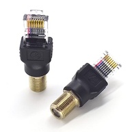 Adaptador RF F Fêmea para RJ45 Macho: Conexão Coaxial Direta e Confiável - imagem 2