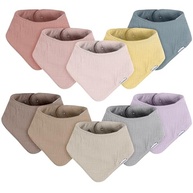 Babadores Bandana Gerber em Musselina Macia - Proteção Confortável e Estilo para Bebês - imagem 2