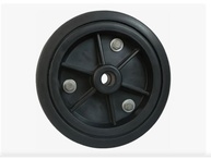 Roda de Borracha Maciça 8" - Alta Durabilidade e Suporte 100kg - imagem 1