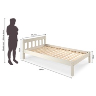 Cama de Solteiro Vilmar: Conforto em Madeira Maciça - imagem 2