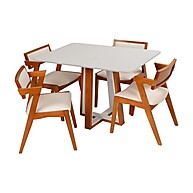 Mesa Viena: Elegância em Madeira Maciça - imagem 2