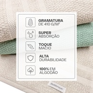 Toalha Buddemeyer Vanilla: Conforto e Maciez - imagem 2