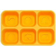 Forma para Congelar Girafa - Silicone Macio com Tampa, 6 Compartimentos - Marcus & Marcus Amarelo - imagem 3