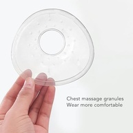 Copo Coletor de Leite Materno com Tampa - 2 Peças em Silicone Macio 11cm - imagem 3