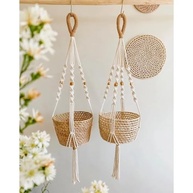 Suporte de Corda Macramê para Vasos de Planta - 90cm | Decoração Elegante e Sustentável - imagem 5