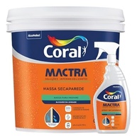 Kit Anti Umidade Parede - Massa E Spray Seca Parede Mactra Rosado Fosco - imagem 2