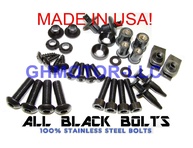 Kit Completo Parafusos Carenagem ZX11D 1993-2002 (Made in USA) - Preto Premium - imagem 1