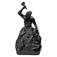 Estátua Self Made Man - Homem Que Se Esculpiu em Resina Preta | Decoração e Inspiração - imagem 2