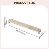 Apoio de Mão de Madeira para Cerâmica - Suporte Ergonômico Reutilizável para Pintura Artística - imagem 4
