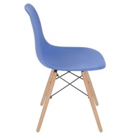 Cadeira Charles Eames Eiffel DSW com Pés de Madeira Clara - Design Moderno e Conforto Duradouro - imagem 5