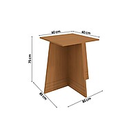 Base de Mesa de Jantar Lótus: Elegância em Madeira - imagem 2