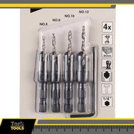Brocas Escareadoras Makita: Kit 4 Peças para Madeira - imagem 2