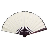Leque Dobrável Decorativo 25,4 cm Madeira Artesanal - Ventilador Portátil para Casamento e Decoração de Ambientes - imagem 2