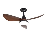 Ventilador de Teto Plafon Aires Preto com Pás de Madeira 25W LED Multicolor Dimerizável – Ultra Silencioso, 6 Velocidades, Controle Remoto - imagem 2