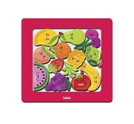 Monte e Empilhe Frutas - Brinquedo Educativo em Madeira Reflorestada - imagem 2