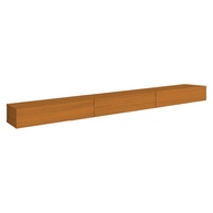 Rack Suspenso para TV até 75" com 3 Portas - Design Egeo Madeirado 2m - imagem 1