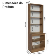 Kit Cozinha Completo 70cm Agata Madesa - imagem 2