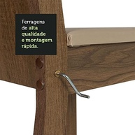 Kit com 4 Cadeiras de Jantar Madesa Rustic/Pérola - Design Ergonômico e Estilo Moderno - imagem 5