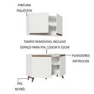 Cozinha Completa 120cm: Aéreo e Balcão Reims Madesa - imagem 2
