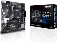 Placa Mãe Asus para AMD AM4 Prime A520M-K 2xDDR4 mATX - 90MB1500-M0EAY0 - imagem 1