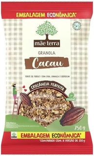 Mãe Terra Granola Cacau, Vegana, Embalagem Econômica, 750g - imagem 1
