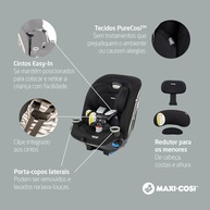 Maxi-Cosi Magellan LiftFit: A Cadeirinha Evolutiva Essencial Black para Segurança e Conforto - imagem 5