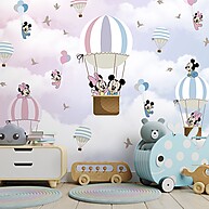 Papel de Parede Mickey e Minnie: Decore com Magia! - imagem 2
