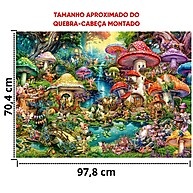 Quebra-Cabeça Vilarejo das Fadas: 2000 Peças de Magia - imagem 2