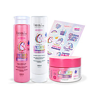 Magia de Unicórnio Forever Liss: Kit Nutrição Total - imagem 1
