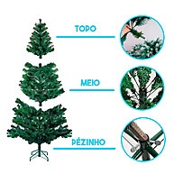 Árvore de Natal 210cm: Realismo e Magia! - imagem 2
