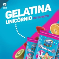 Bala Gelatina Unicórnio Tutti Frutti Arcor 70g: Sabor e Magia! - imagem 2