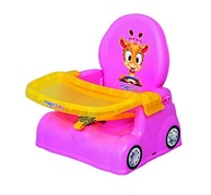 Cadeira de Papinha Infantil Girafa - Magic Toys Rosa e Amarelo | Segura, Confortável e Divertida - imagem 2