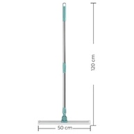 Rodo e Vassoura Mágica 2 em 1 com Raspador de Silicone Giratório 180° - Limpeza Inteligente para Vidros e Pisos - imagem 3