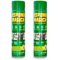KIT 2 Espuma Mágica Limpa Seco Pro Auto 400ml: Limpeza Instantânea para Carros e Casa - imagem 2